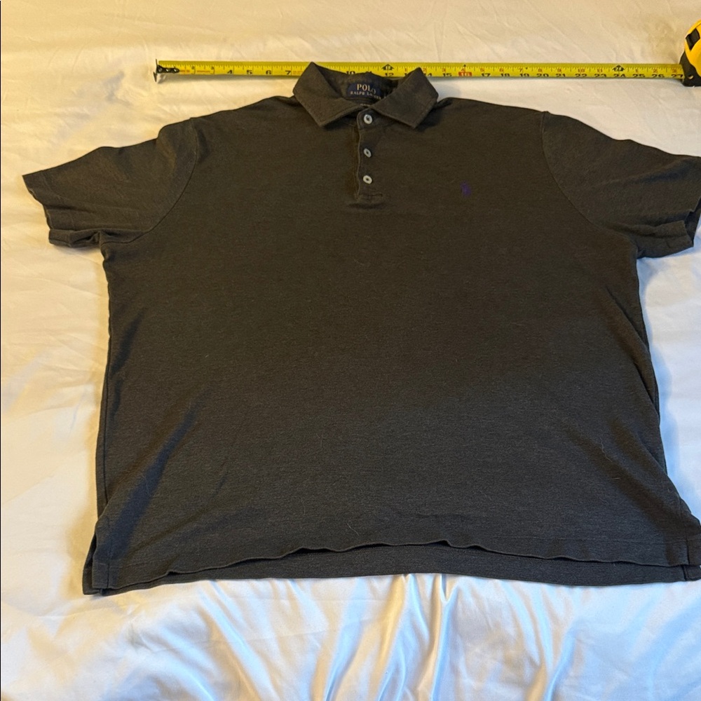 Polo by Ralph Lauren Men's Charcoal Polo Shirt